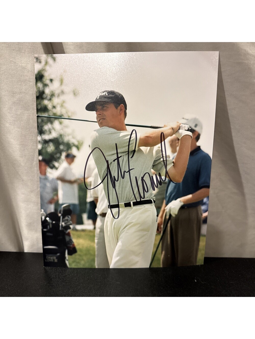 Justin Leonard PGA Autographed/Signed 8x10 Photograph w/COA